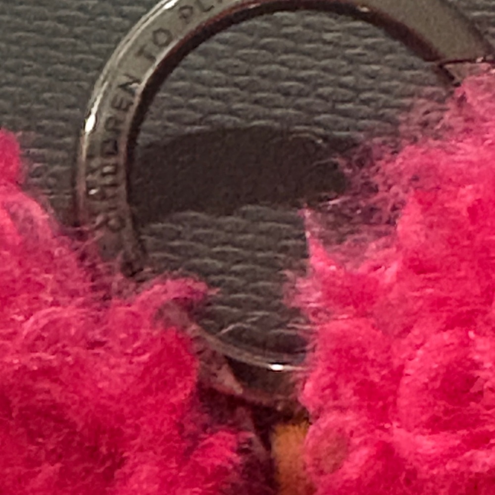 MCM Pink Shearling Bunny Bag Charm / Keychain - Picture 5 of 5
